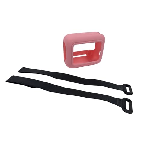 Silicone Carrying Case Replacement for JBL Go 4 Portable Bluetooth Speaker Silicone Case with Carabiner Protective Case Shockproof Travel Carrying Case (Pink) - color: Pink