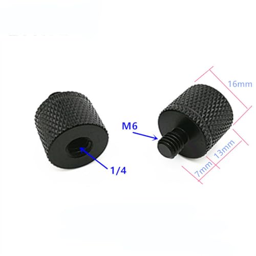 Camera Microphone Quick Release Flash Tripod Adapter Mount Kit Hot Shoe 1/4 to 3/8 M5 M6 M8 Male Female Convertion Thread Screws Series Set for Go pro Insta360 (15 Pcs MS)