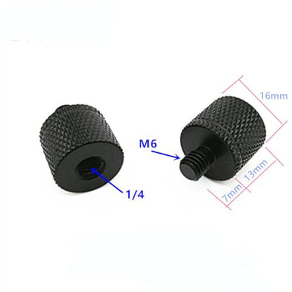 Camera Microphone Quick Release Flash Tripod Adapter Mount Kit Hot Shoe 1/4 to 3/8 M5 M6 M8 Male Female Convertion Thread Screws Series Set for Go pro Insta360 (15 Pcs MS)