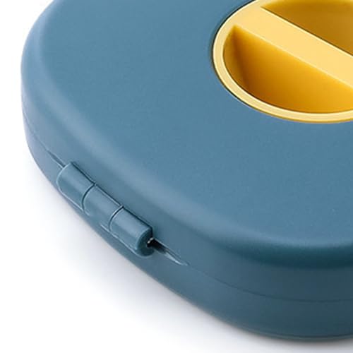Portable Retractable Cord Organizer Multifunction Retractable Cable Management Cable Winder Organizer for Headphone Cable Charging Cable Blue Yellow