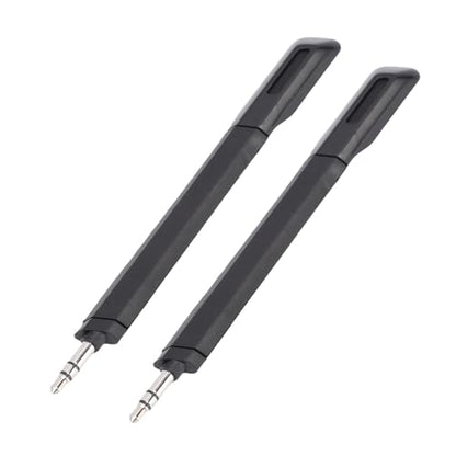 2Pcs Microphones Replacement for G733 Lightspeed Wireless Gaming Headset 3.5mm Detachable Noise Cancelling Mic