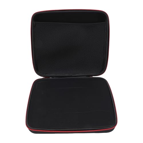 Tbest Wireless Microphone Case Shockproof Travel Storage Bag for Handheld Microphones Receivers Adapters Holds 4 Mics Polyester Sponge 29x26x7cm