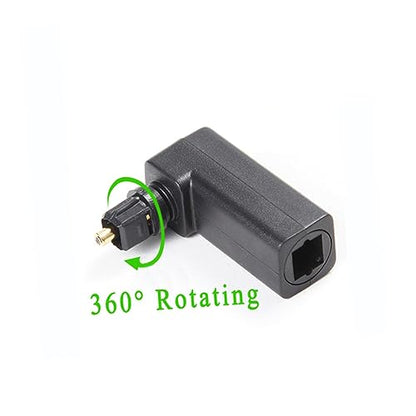 MERRYHAPY 5pcs Fiber Optic Adapter SMA Male to Female Right Angle Audio Adaptor Plated for Tight and Congested Areas