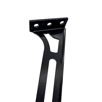 Steel Floor & Wall Mount Amplifier Rack Laser-Cut Audio Equipment Rack for Car Audio Sound System Coated with Black Powder
