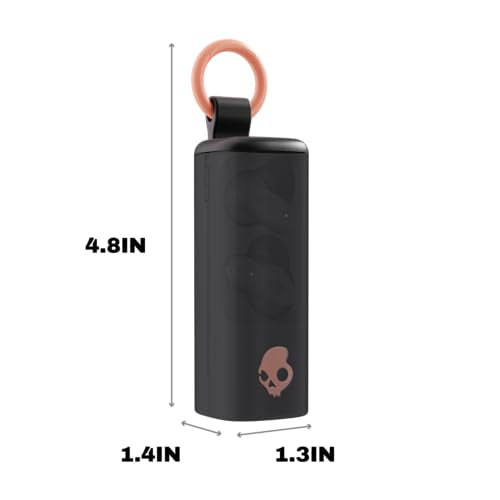 Skullcandy Dime Evo Wireless Earbuds with Clip-Anywhere Case - True Black | In-Ear Fit, Noise Isolating, 36 Hours Battery, Microphone for iPhone Android, Easy Clip-On Design, Travel, Commuting - color: True Black