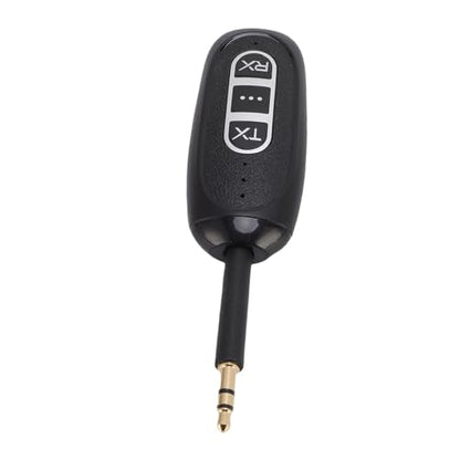 Sorandy Bluetooth 5.4 Transmitter and Receiver 2 in 1, Wireless Audio Adapter with Ultra Low Latency & Rotatable Audio Jack, Ideal for Smartphones, Tablets & Laptops