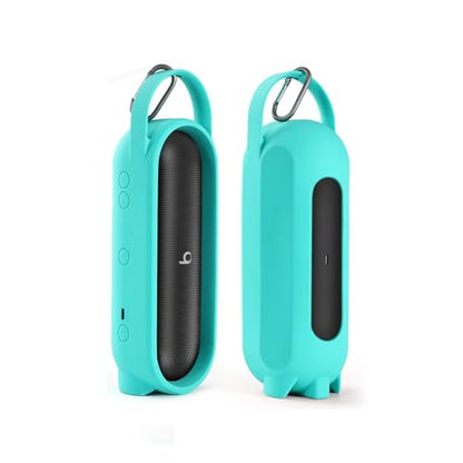 Silicone Cover for Beats Pill Portable Bluetooth Speaker Storage Bag Speaker Holder Travel Bag (Mint Green) - color: Mint Green