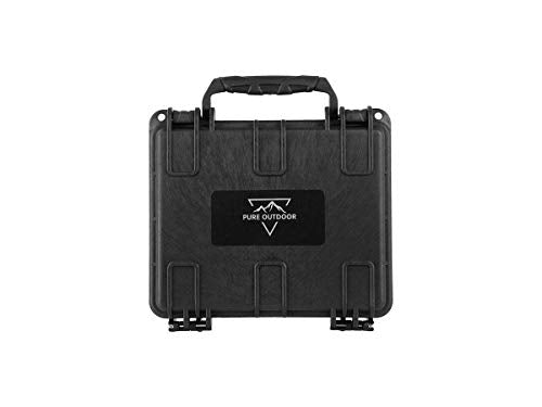 Monoprice Weatherproof Hard Case - With Customizable Foam, 7 x 6 x 2 Inch, Black - Pure Outdoor Collection - color: Black, size: 1 Liter, style: Case
