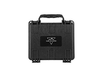 Monoprice Weatherproof Hard Case - With Customizable Foam, 7 x 6 x 2 Inch, Black - Pure Outdoor Collection - color: Black, size: 1 Liter, style: Case