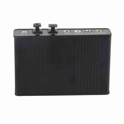 USB 2.0 External Sound Card, 6 Channel 5.1 Surround Adapter, Digital Optical SPDIF Audio Output Adapter for Laptops, Desktop Computers and Machine with USB Port