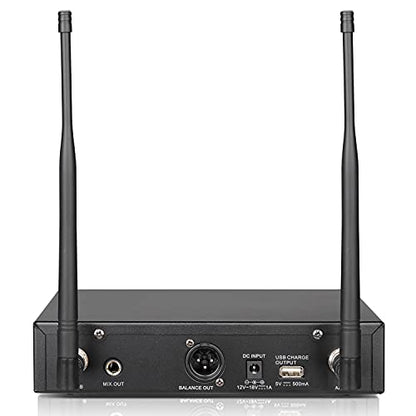 SGPRO Saxophone Wireless Microphone Professional Gooseneck Clip-on Mic with Preset EQ & ECHOs, 262 Ft Transmission and Rechargeable Transmitter, for Soprano, Tenor, Alto, and Baritone Saxophone | Clip-on mic, EQ and echo, 262 ft range, Rechargeable, 4.5 h