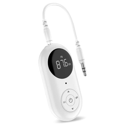Isobel Bluetooth 5.3 Audio Transmitter Receiver for TV/PC/Car/Home Stereo/Headphones/Wireless Headset/Aux/Auxilary/Music/Speaker/Earbuds/Headphone Jack-to-3.5mm Jack Microphone - size: Medium