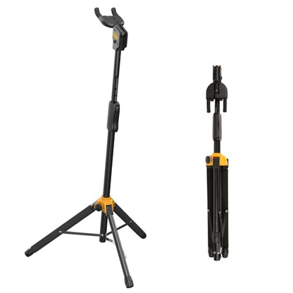 GHOSTFIRE Guitar Display Rack Fit Electric Guitar/Bass/Acoustic, GBS-8 | AutoGrip Guitar Stand Foldable Guitar Display Rack, Non-slip Alloy Bracket Support up to 44 Pounds
