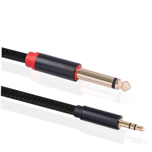 LABRIMP 3.5mm to Dual 1/4 Inch Stereo Audio Cable for Live Sound