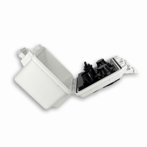 DemerBox: Waterproof, Portable, and Rugged Outdoor Bluetooth Speakers. Loud Sound, Deep Bass, 40+ hr Battery Life, Dry Box + USB Charging, Multi-Pairing Party Mode. Built to Last (Uyuni White, DB2) - color: Uyuni White