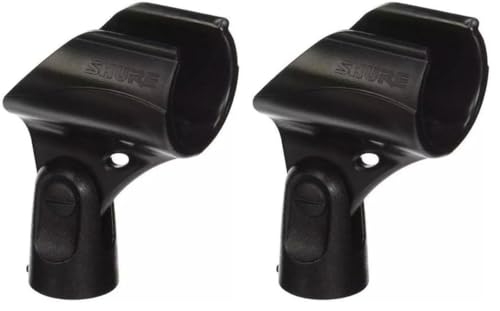 Shure WA371 Microphone Clip for all Shure Wireless Handheld Transmitters (Pack of 2) - size: 1 Count (Pack of 2)