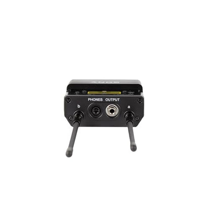 Sony URX-P40 Wireless Receiver (UC14: 470–542 MHz) Bundle | For Interviews & Broadcast Production | Digital Audio Processing | Mic Cleaner | Cloth + Microphone Cleaner + Cable Ties