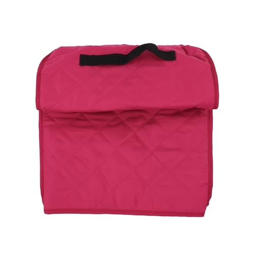 ‌Stand Mixer Cover with Storage Pockets and and Handle Dust Proof Protective Bag for 4.5QT Mixers and Small Kitchen Appliances(Rose Red) - color: Rose Red