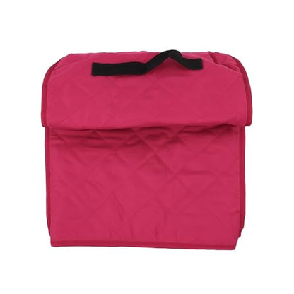 ‌Stand Mixer Cover with Storage Pockets and and Handle Dust Proof Protective Bag for 4.5QT Mixers and Small Kitchen Appliances(Rose Red) - color: Rose Red