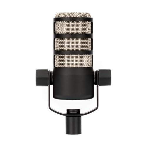Rode PodMic Dynamic Podcasting Microphone, Bundle with Turnstile Audio Headphones, Microphone Stand, XLR M to F Cable 15'