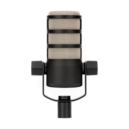 Rode PodMic Dynamic Podcasting Microphone, Bundle with Turnstile Audio Headphones, Microphone Stand, XLR M to F Cable 15'