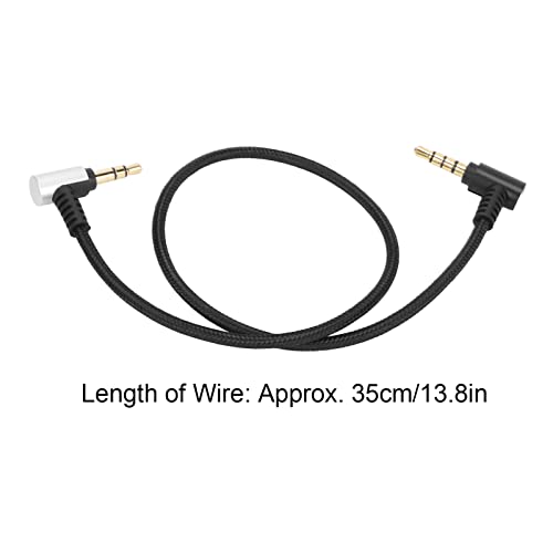 3.5mm TRS to TRRS Microphone Cable, Multifunctional Adapter Cable for RODE SC7 Connector, Videomicro, Go, Wireless Go Videomic Pro etc.
