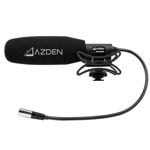 Azden SGM-250MX Professional Compact Cine Shotgun Microphone with Mini XLR Output - color: Microphone