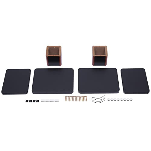 Desktop Speaker Stands Pair for Desk Speakers, Monitor Speaker Stands, Medium and Small Bookshelf Speakers, Computer Gaming Desk Speaker Stand