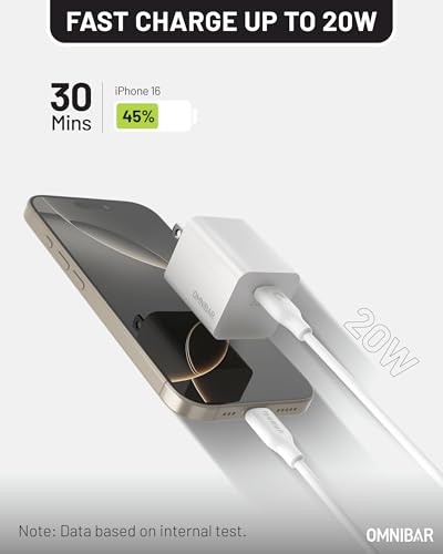 iPhone 17/16 Charger, 2-Pack 20W GaN PD 3.0 PPS Fast USB C Charger | Pocket-Friendly, Travel-Ready Design, PD Fast Charging, for iPhone 17/16/15, Galaxy S26/S25, Pixel 10/9, Speakers & Earbuds - color: 20W White