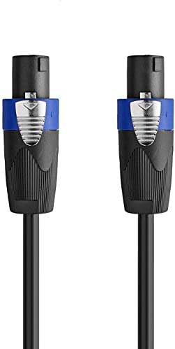 Pro 6ft 12 Gauge Speakon to Speakon Male Audio Speaker Cable, Single - size: 6ft