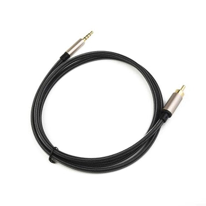 Digital Coaxial Audio Video Cable for RCA to 3.5mm Jack SPDIF Gold-Plated Connectors Nylon for Braided for Compatible with for HDTV Soundbar (1M) - size: 1M