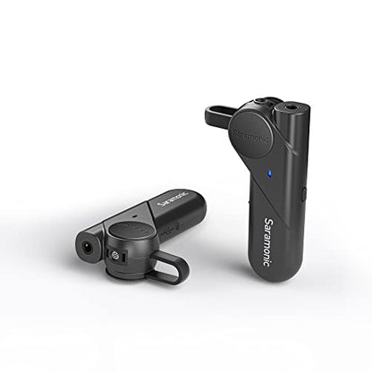 Saramonic BTW | Wireless Bluetooth Clip-On Microphone with 3.5mm Headphone Out & Noise Reduction for Computers, Smartphones, Tablets & More