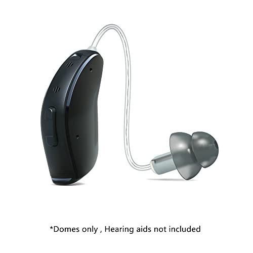 Hearing Aid Domes Small Medium Large for Resound Sure Fit RIC RITE and Open Fit BTE Hearing Amplifier Power Domes - size: Large(10 Count)