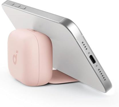 Soundcore P30i by Anker Noise Cancelling Earbuds, Hands-Free Viewing | Strong and Smart Noise Cancelling, Powerful Bass, 45H Playtime, 2-in-1 Case and Phone Stand, IP54, Bluetooth 5.4 - color: Pink