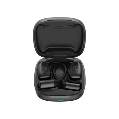 Raycon Essential Open Ear Earbuds – Open Ear Headphones, Earbuds Wireless Bluetooth, Sweat & Water-Resistant Earphones, Running Headphones with Ultra-Lightweight Design, 36 Hours Battery Life (Black) - color: Black