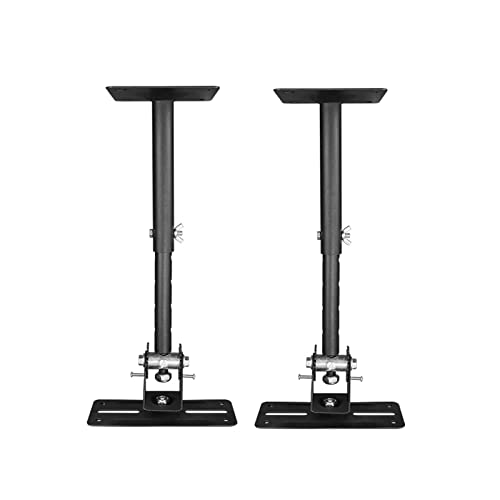 Entertainment Center Shelves Speaker Bracket Lengthened and Thickened Speaker Wall Mount Professional Stage Audio Hanger Surround Wall Support Bracket Suitable for DVD Players, Cable Boxes