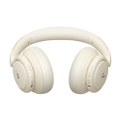 Soundcore by Anker Q30 Hybrid Active Noise Cancelling Headphones, White - color: Beige