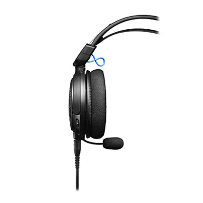 Audio-Technica ATH-GDL3BK Open-Back Gaming Headset, Black (Renewed)