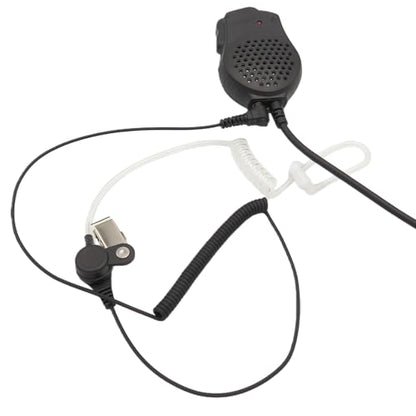 3.5mm Only Surveillance Acoustic Tube Earpiece Compatible with Two-Way Radios,with Clear Acoustic Coil Tube earpiece Audio,Radio earpiece for Police radios
