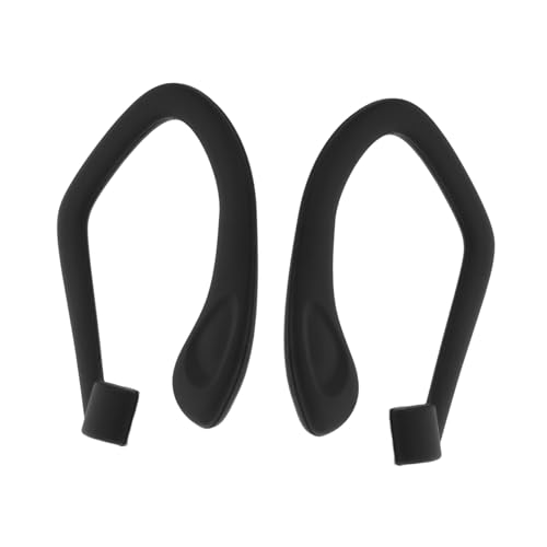 jojofuny 1pair Soft Silicone Ear Hooks for Earphones Loss Prevention Compatible Earbuds for Running Gym Jogging and Cycling