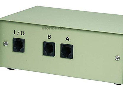 Monoprice 101371 RJ11/RJ12 AB 6P6C 2Way Switch Box
