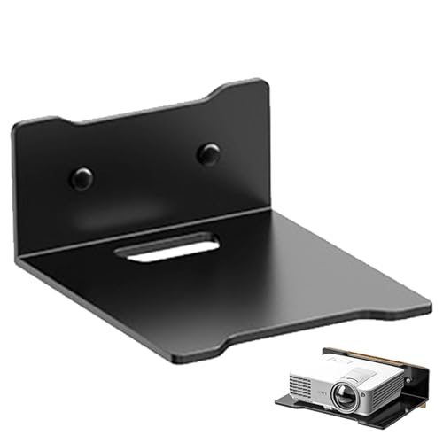 Router Wall Shelf Holder – Wall Mount Bracket, Display Shelf for | Electronics | Floating Shelf for TV Set-Top Box, Wireless Speaker, Audio Router, Projector in Home Office Living Room Setup - size: small