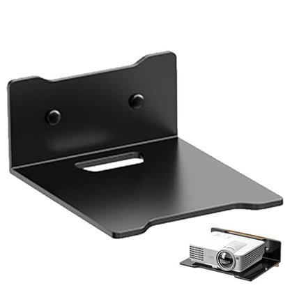 Router Wall Shelf Holder – Wall Mount Bracket, Display Shelf for | Electronics | Floating Shelf for TV Set-Top Box, Wireless Speaker, Audio Router, Projector in Home Office Living Room Setup - size: small