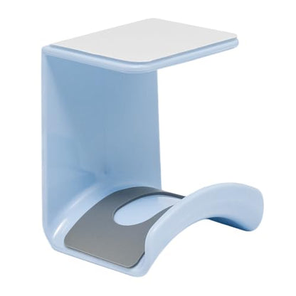 Blue Headphone Stand Hanger, Hanging Headset Holder Hook Under Desk | 1Pcs ABS Plastic Adhesive Earphones Hangers for Desk Headphone Hanger, Most Headphones and Controller - color: Blue, size: Under Desk