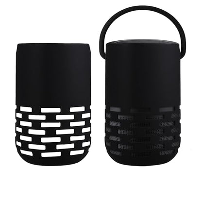 kwmobile Silicone Case for Bose Portable Home Speaker Case - Protective Cover for Mini Speaker - Sleeve Skin in Black