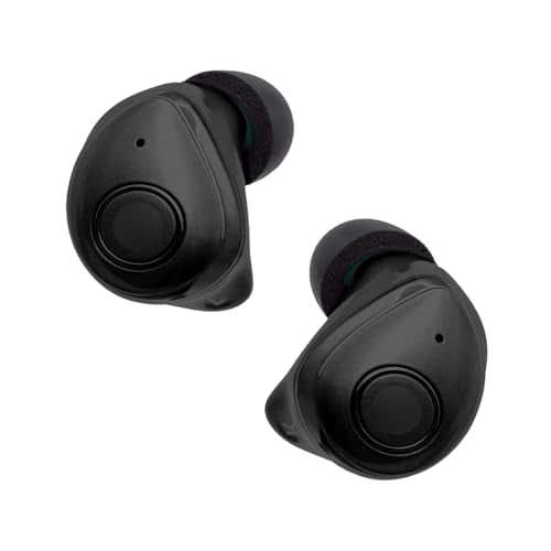 Klowcok Replacement Foam Ear Tips for Raycon Everyday/Fitness/Impact, Black | Memory Foam Earbuds Tips, 3 Pairs (S/M/L)