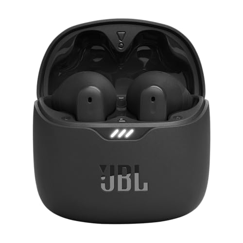 JBL Tune Flex - True Wireless Noise Cancelling Earbuds (Black), Small | JBL Pure Bass Sound, Active Noise Cancelling with Smart Ambient, 4 mics for perfect calls, Up to 32 hours of battery life - color: Black