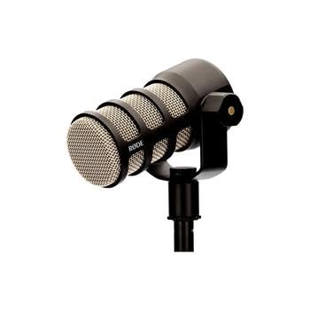 Rode PodMic Dynamic Podcasting Microphone, Bundle with Turnstile Audio Headphones, Microphone Stand, XLR M to F Cable 15'