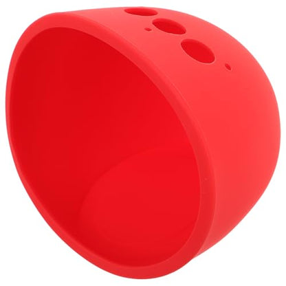 DOITOOL Silicone Echo Speaker Cover: Smart Speaker Protective Case Waterproof & Dustproof - Silicone Protector Portable Compatible for Amazon - color: Red