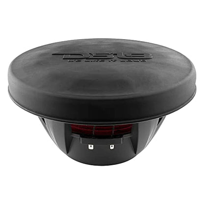 DS18 Hydro CS-10/BK 10" Silicone Marine Speaker Cover - Water, Dust and UV Rays Protection - Compatible with Tower Speakers - Great Durability - Special Edition (Pair) - color: Black, size: 10 Inches